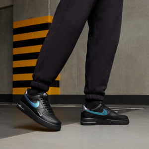 Giay Nike Air Force 1 '07 Low 'Black Blue Lightning' FD0654-001