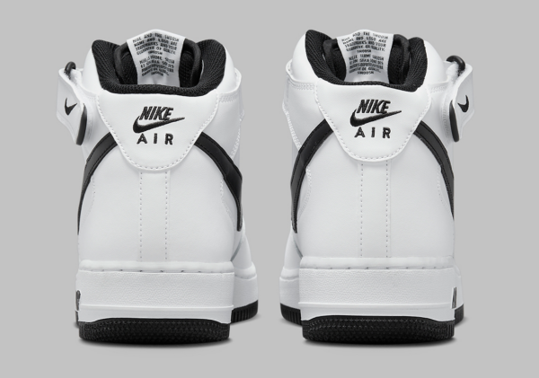 Giay Nike Air Force 1 Mid 'White Black' DV0806-101
