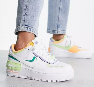 Giay Nike Air Force 1 Low Shadow 'White Peach Cream Lime' DX3718-100