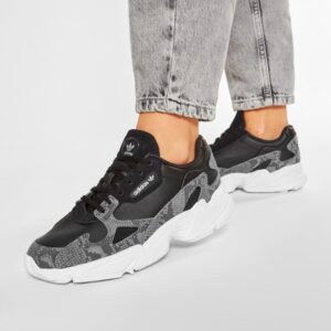 Giay Adidas Falcon 'Black Snakeskin' FV4483