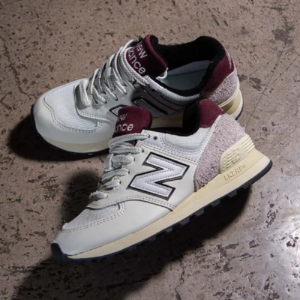 Giay New Balance 574 'White Burgundy' U574YR2