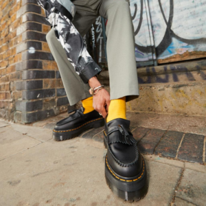 Giay Dr.Martens Adrian Leather Tassel Loafers 'Black' 27989001