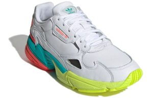 Giay Adidas Originals Falcon 'White Aqua Red' EH0319