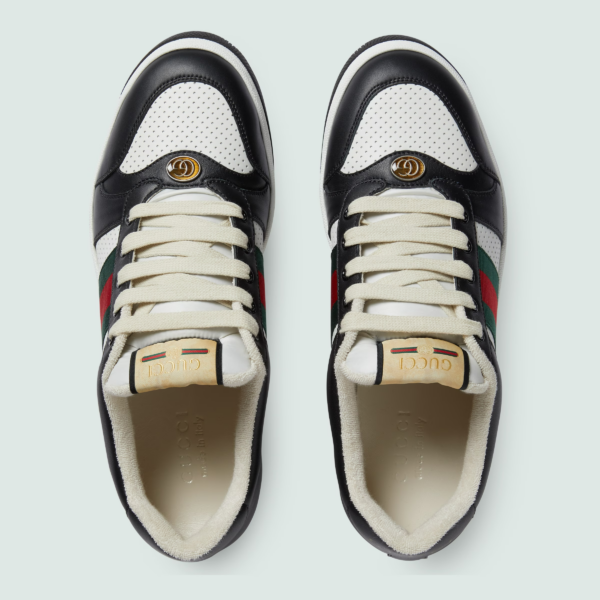 Giay Gucci Screener Sneaker 'Black White' 546163-AAA4S-1061