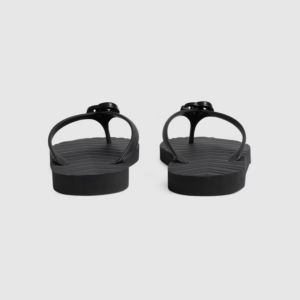 Dep Gucci Chevron Thong Sandal 'Black' 659229-J8710-1000