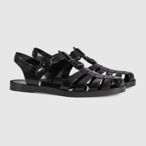 Dep Gucci Sandal With Double G 'Black' 674132-JFM00-1000