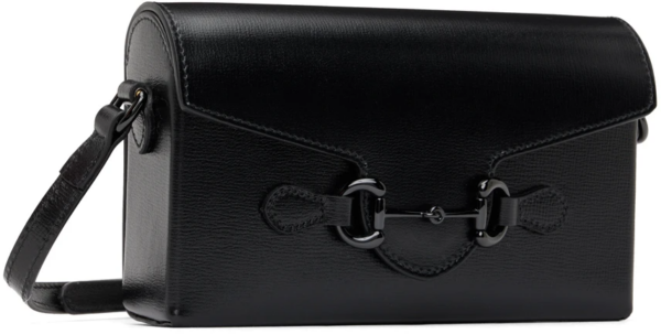 Tui Gucci Mini Horsebit 1955 'Black' 699296-1DB0G-1000