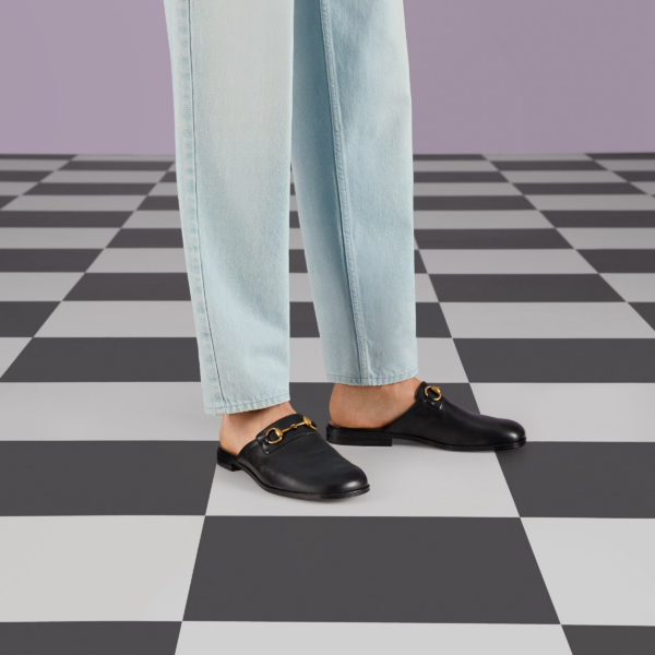 Dep Gucci Horsebit Slipper 'Black' 723654-1W600-1000