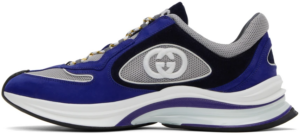 Giay Gucci Run Sneakers 'Blue' 749785-AAB62-4243