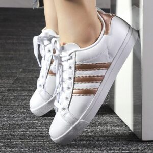 Giay Adidas Coast Star 'White Copper Metallic' EE6201