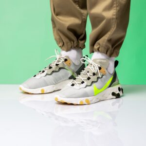Giay Nike React Element 55 'Spruce Volt' BQ6166-009