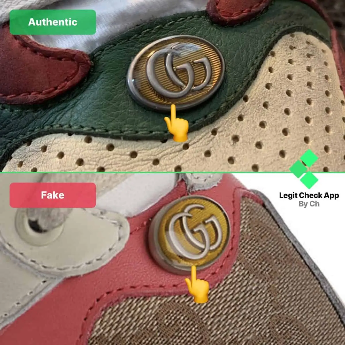 Hinh anh 10: Legit Check: Cach phan biet giay Gucci Screener Real va Fake