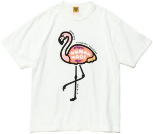 Ao Human Made Flamingo T-Shirt 'White'