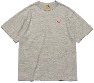 Ao Human Made Heart Badge T-Shirt FW22 'Grey'