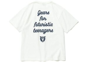 Ao Human Made Navy Heart Badge T-Shirt 'White'
