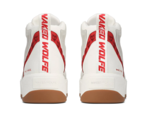 Giay Naked Wolfe King 'White Red Leather'