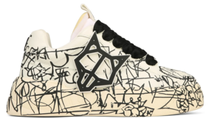 Giay Naked Wolfe Kosa 'Black Scribble'