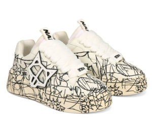 Giay Naked Wolfe Kosa 'Black Scribble'