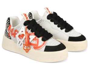 Giay Naked Wolfe Kosa 'Graffiti Black White'