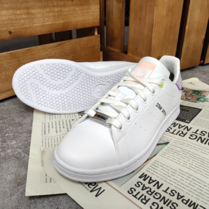 Giay Adidas Stan Smith 'White Purple Lime' FZ3653