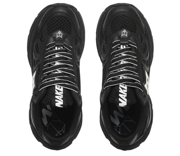 Giay Naked Wolfe Smash Double 'Black Mesh'