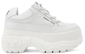 Giay Naked Wolfe Sporty 'White Leather'