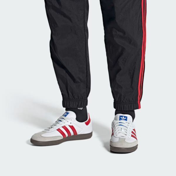 Giay Adidas Samba OG 'White Better Scarlet' IG1025