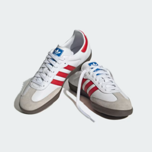 Giay Adidas Samba OG 'White Better Scarlet' IG1025