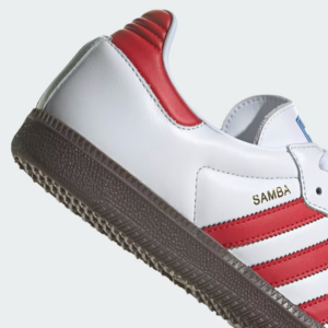 Giay Adidas Samba OG 'White Better Scarlet' IG1025