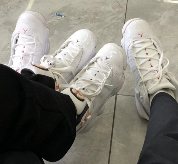 Giay Nike Air Jordan 6 Rings 'White Red' 322992-116