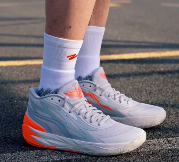 Giay Puma MB.02 'Platinum Gray Ultra Orange' 378288-02