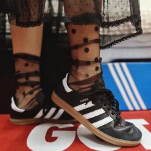 Giay Adidas Samba Decon 'Black Gum' IF0641