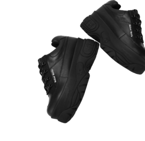 Giay Naked Wolfe Sporty 'Black Leather'