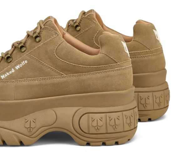Giay Naked Wolfe Sporty 'Taupe Suede'