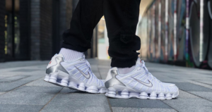 Giay Nike Shox TL 'White Silver' AR3566-100