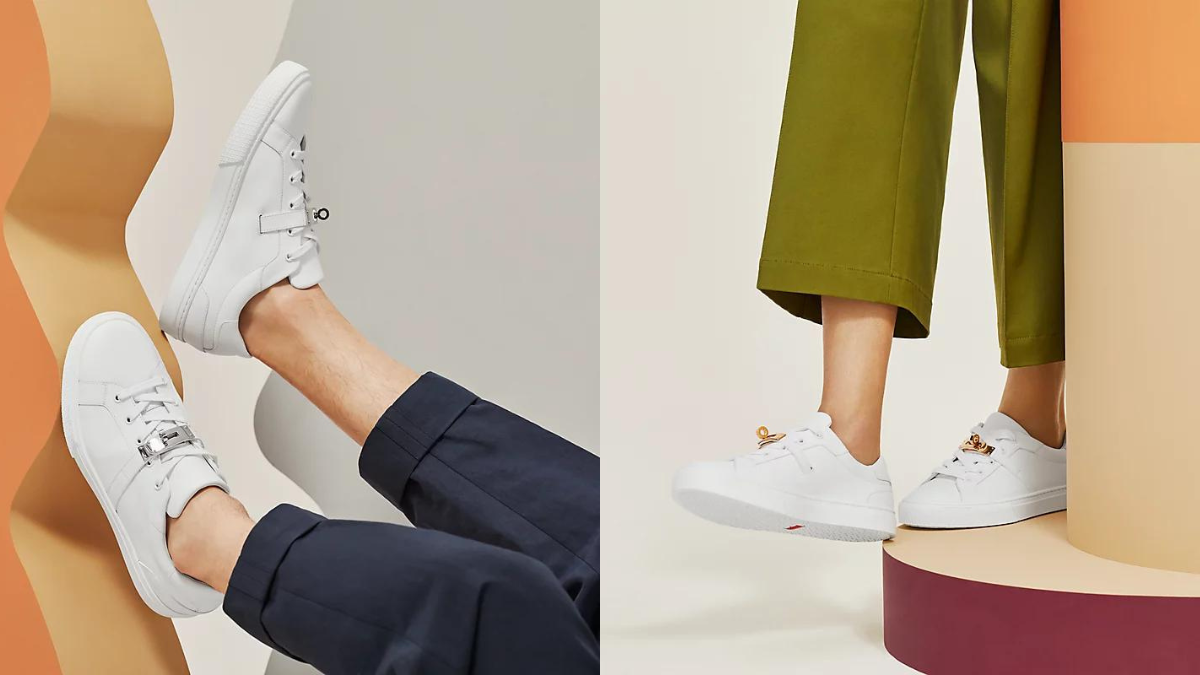 Hinh anh 1: Nhung meo giup ban phan biet Hermes Day Sneakers real va fake