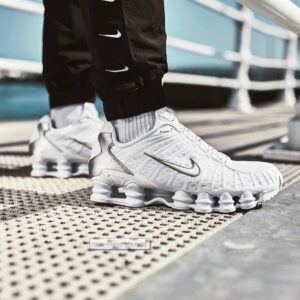 Giay Nike Shox TL 'White Silver' AR3566-100