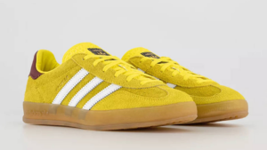 Giay Adidas Gazelle Indoor 'Yellow Burgundy' IE7003