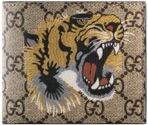Vi Gucci Tiger GG Supreme Wallet 'Beige' 451268-K5Z1N-8666