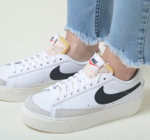Giay Nike Blazer Low Platform 'White Black' DJ0292-101
