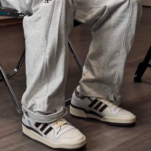 Giay Adidas Forum 84 Low 'Off White Brown' GX4567