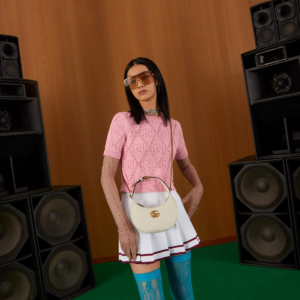 Tui Gucci GG Marmont Half Moon 'White' 699514-DTDHT-9022