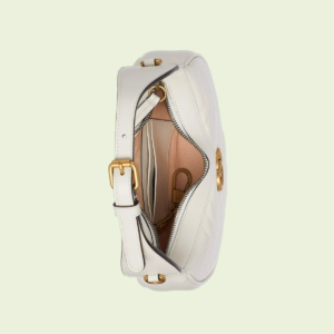 Tui Gucci GG Marmont Half Moon 'White' 699514-DTDHT-9022