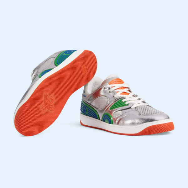 Giay Gucci Good Game Gucci 'Silver Lame' 722429-AAA9I-8141