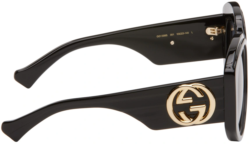 Kinh Gucci Oversized Round Sunglasses 'Black' GG1308S-001