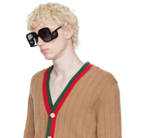 Kinh Gucci Square Interlocking G 'Black' GG1326S-001