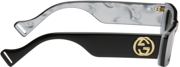 Kinh Gucci Rectangular Sunglasses 'Black' GG0516S-001