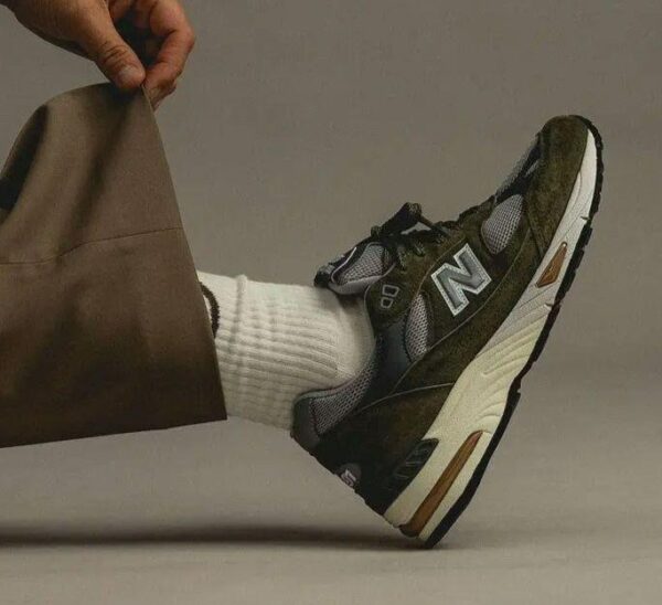 Giay New Balance 991 Made in England 'Green Grey' M991GGT