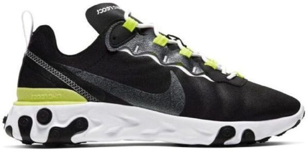 Giay Nike React Element 55 'Black Lemon Venom' CN3591-001