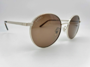 Kinh Gucci Sunglasses New Authentic 'Silver Brown' GG0944SA-003